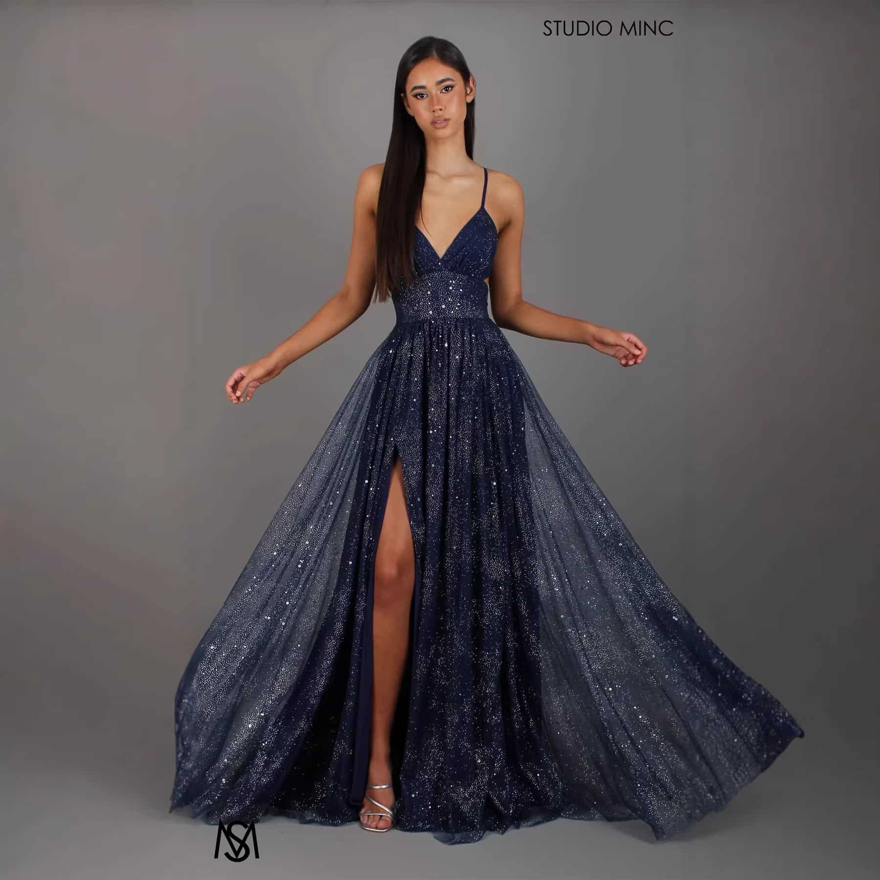 Elegant Womens V-neck Sleeveless Strapless Dress With A Flared Hem High Waist Split Women Long Dresses Party Dress
