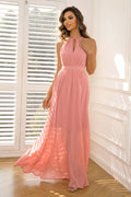 Tied Cutout Sleeveless Maxi Dress Women