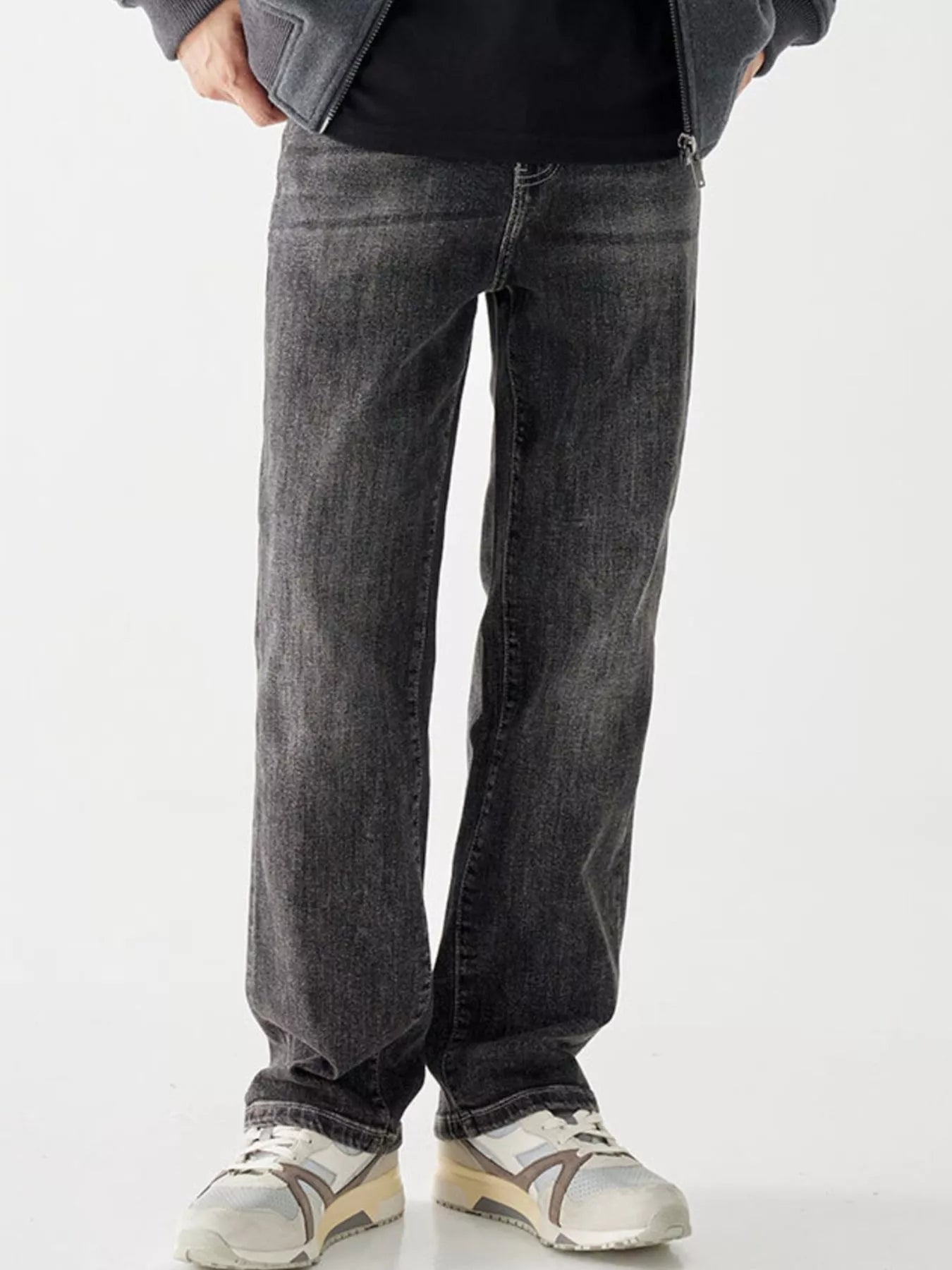 Men's light wash jeans vintage loose fit denim waist sizes 28-32