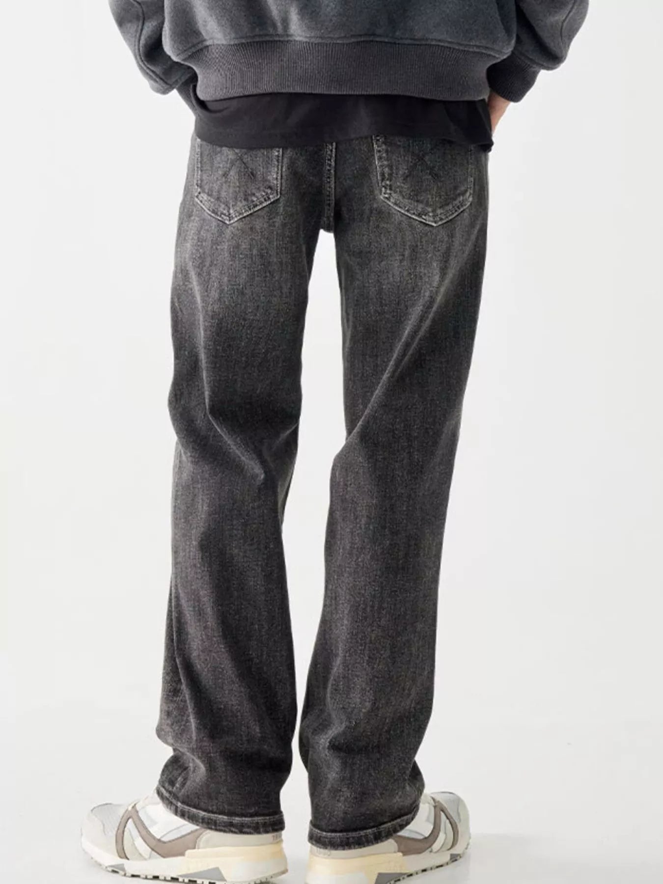 Men's light wash jeans vintage loose fit denim waist sizes 28-32