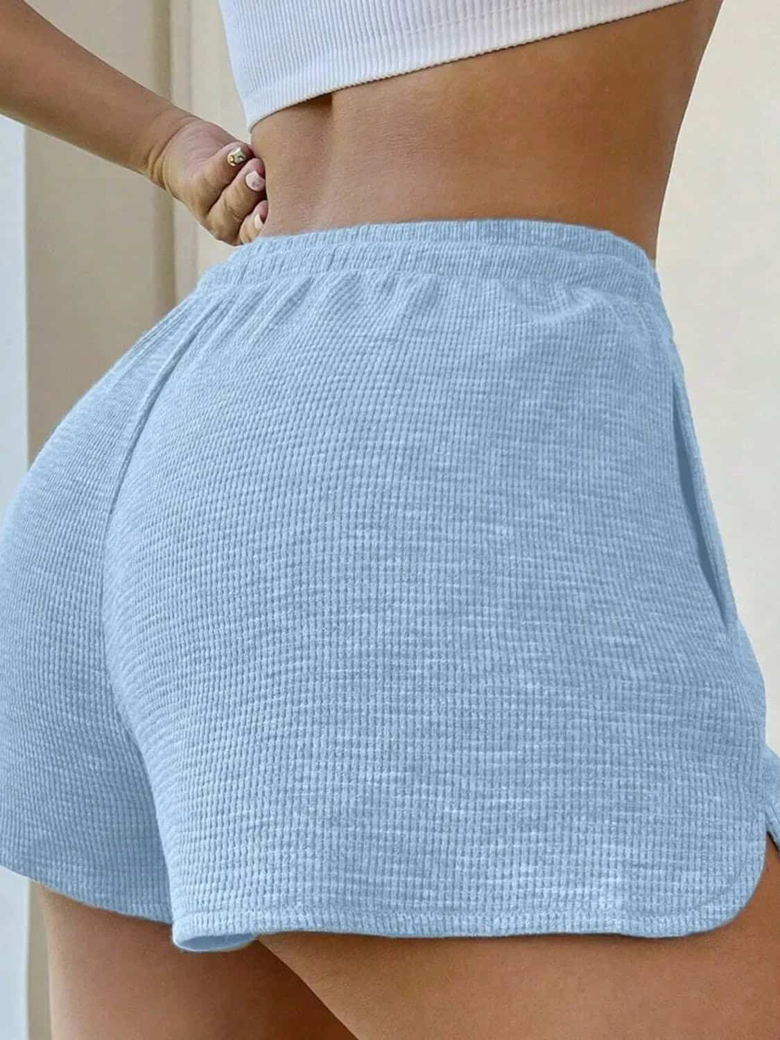 Drawstring Shorts with Pockets