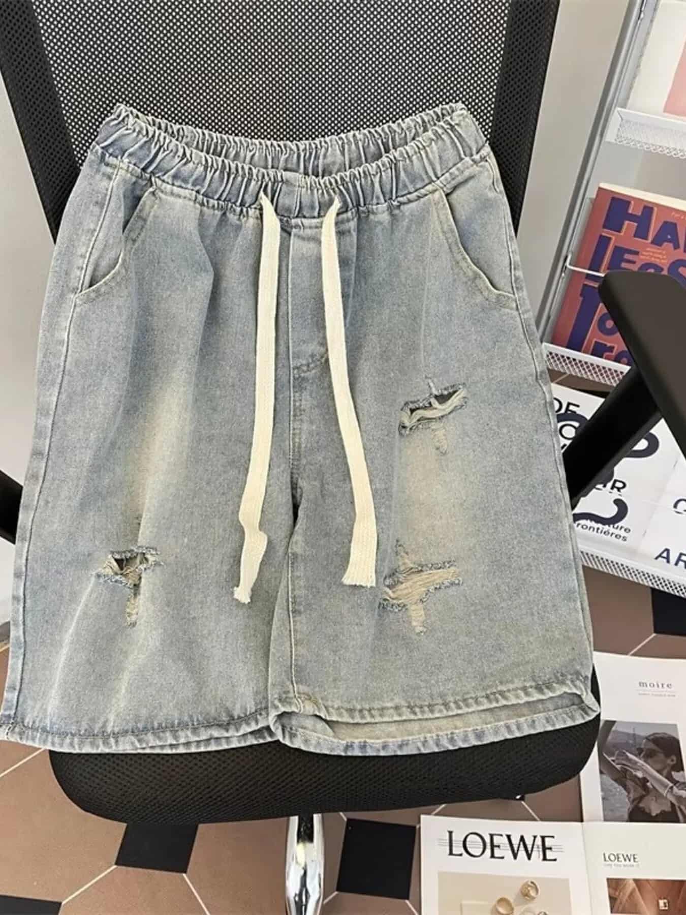 Cheap summer clothes plus size casual denim shorts S-3XL