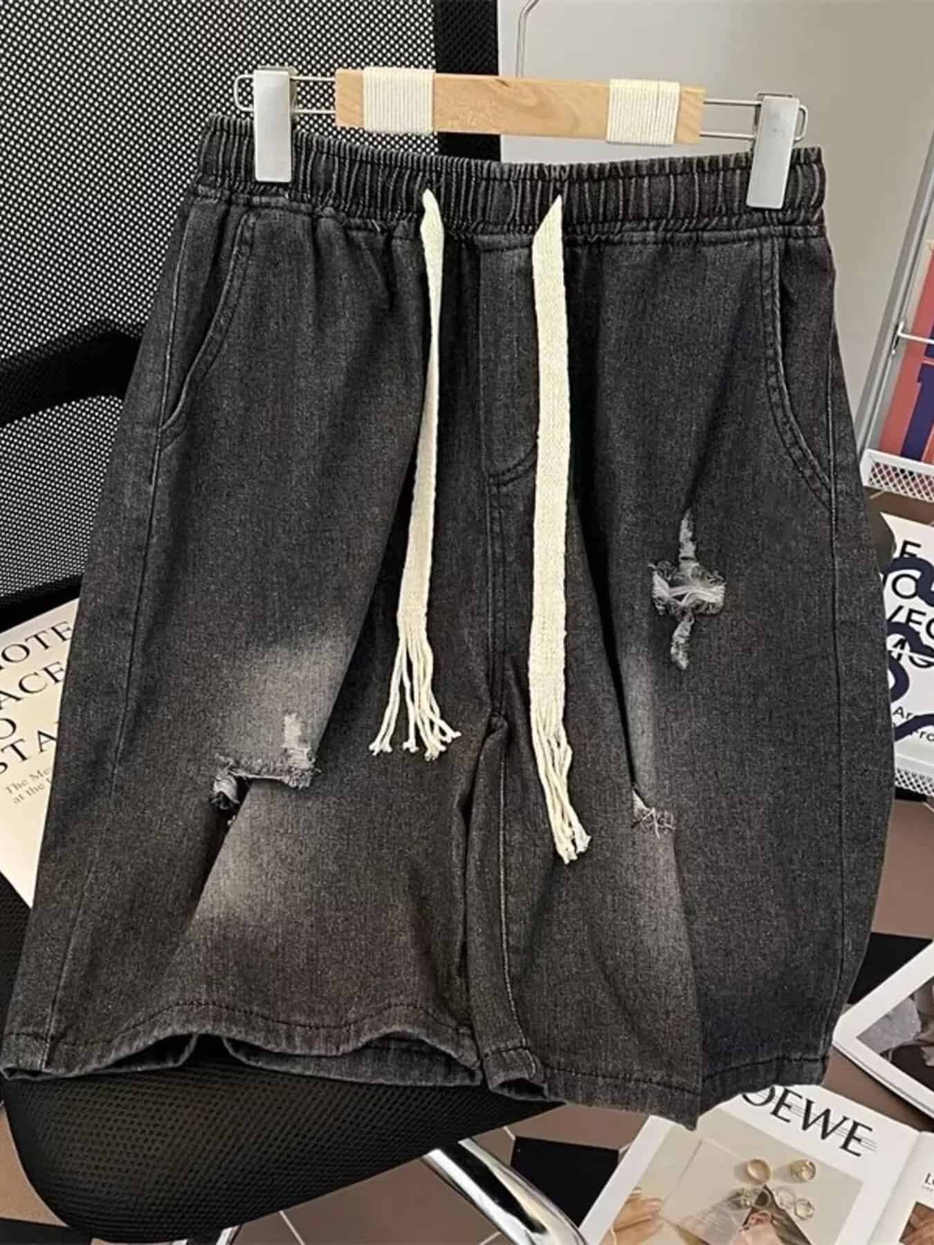 Cheap summer clothes plus size casual denim shorts S-3XL